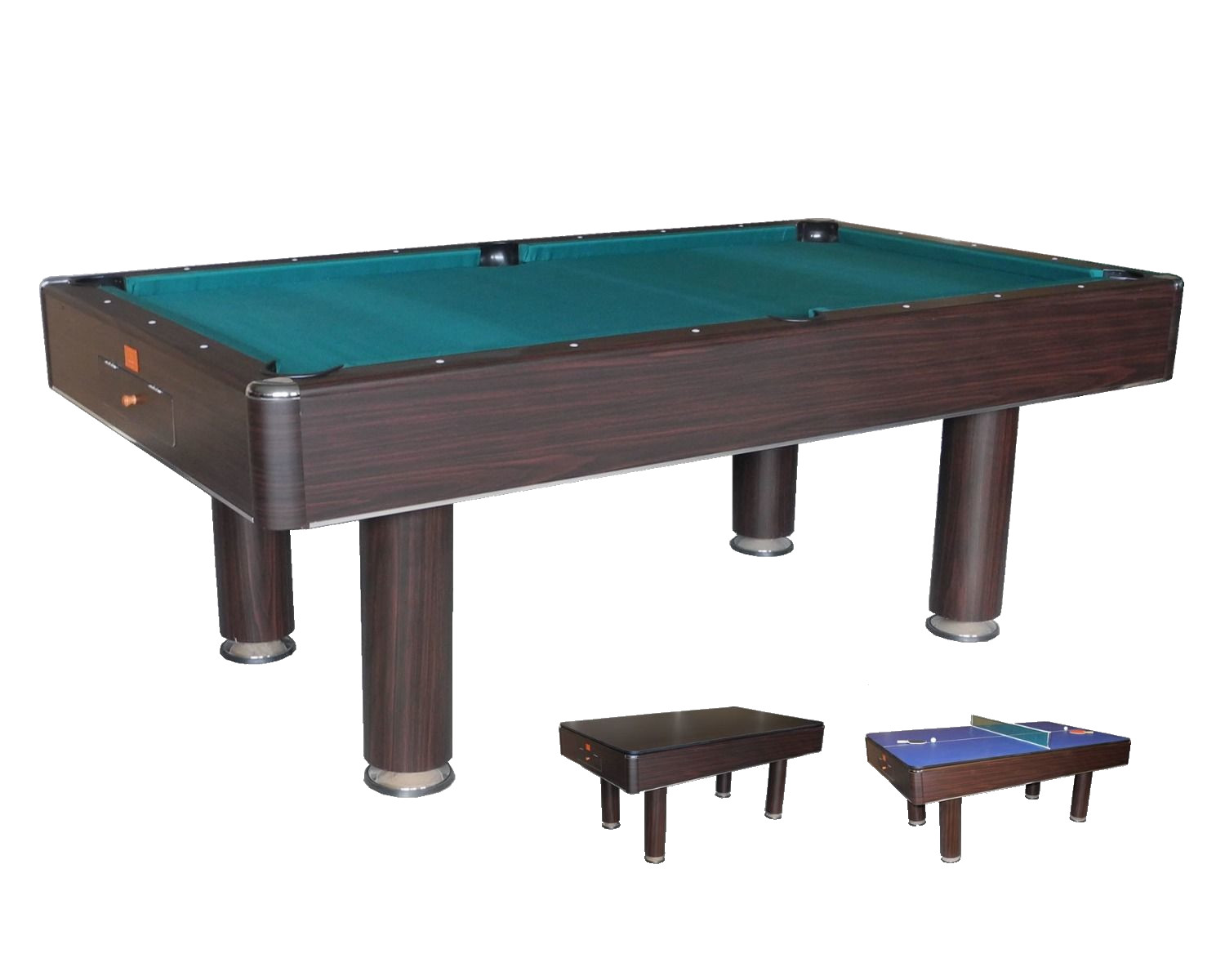 Biliardo FENICE trasformabile in tavolo da pranzo e ping pong