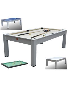 Biliardo GIUNONE BIANCO (226 cm) per italiana