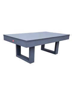 Biliardo Tavolo SENECA GRIGIO 3 in 1 trasformabile in Tavolo - Biliardo - Ping Pong