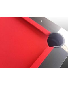 Biliardo regolamentare BLACK NORMAN LIGHT (panno rosso) con ritorno di palla