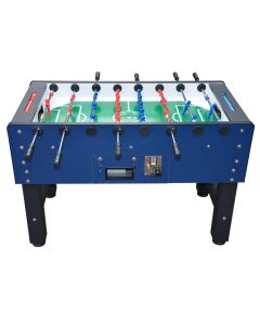 Calcio Balilla ARES Navy (gettoniera) - aste telescopiche
