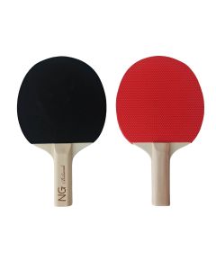Coppia Racchette Ping Pong Doppia Superficie &ndash; Controllo + Effetto