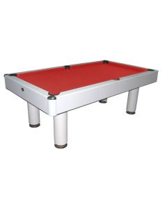 Biliardo FENICE BIANCO (panno rosso)