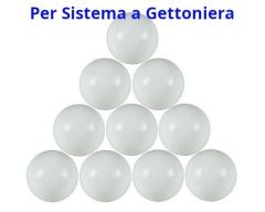 Set 10 Palline Calcio Balilla per Calcio Balilla a gettoniera