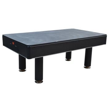 Biliardo FENICE NERO (panno rosso) trasformabile in tavolo da pranzo e ping pong