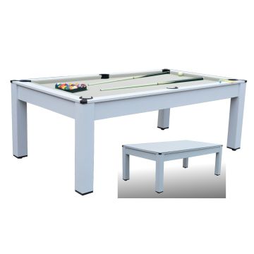 Biliardo ARTEMIDE BIANCO (panno beige)