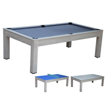 Biliardo GIUNONE Rovere Sbiancato (226 cm)