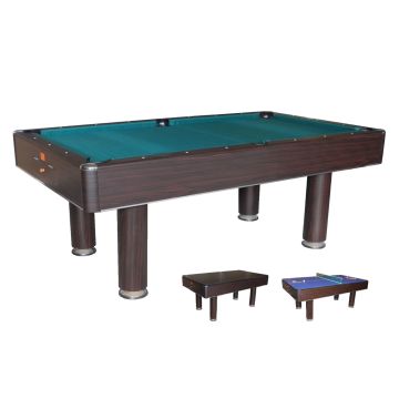 Biliardo FENICE trasformabile in tavolo da pranzo e ping pong