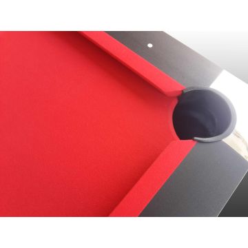 Biliardo regolamentare BLACK NORMAN LIGHT (panno rosso) con ritorno di palla