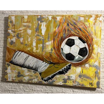 Dipinto Il Calcio al Pallone