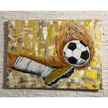 Dipinto Il Calcio al Pallone