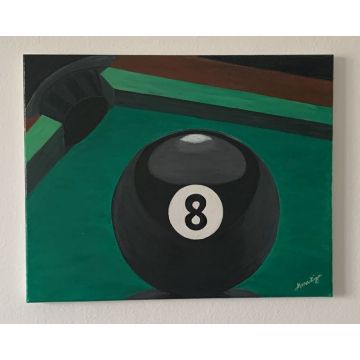 Dipinto Biglia Numero 8