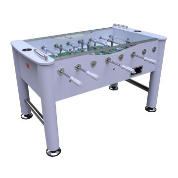 Calcio Balilla GEMINI - aste rientranti - vetro temperato