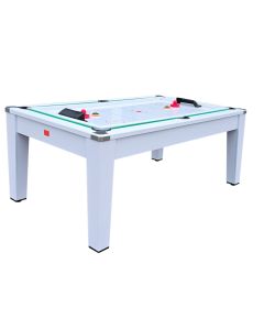 Biliardo DAYTONA BIANCO 5 in 1 trasformabile in Tavolo - Poker - Air Hockey - Ping Pong