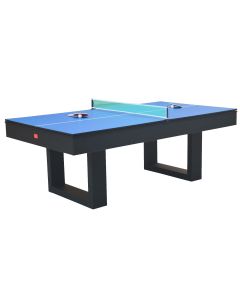 Biliardo Tavolo SENECA NERO 3 in 1 trasformabile in Tavolo - Biliardo - Ping Pong