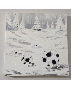 Dipinto "Gol nella Terra delle Meraviglie Invernali"