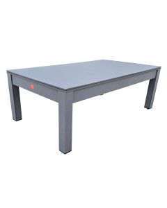 Biliardo GIUNONE GRIGIO (226 cm) trasformabile in tavolo e ping pong