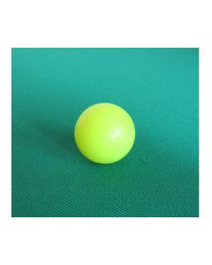 Pallina di colore giallo per calcio balilla