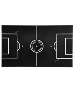Campo Gioco Calcio Balilla (sfondo:nero-righe:bianche) 1174*698*9mm 
