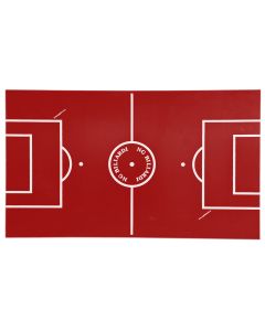 Campo Gioco Calcio Balilla (sfondo:rosso-righe:bianche) 1175*720*9mm 