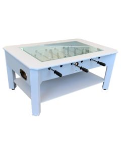 Tavolo da caffe - Calcio Balilla - colore Bianco