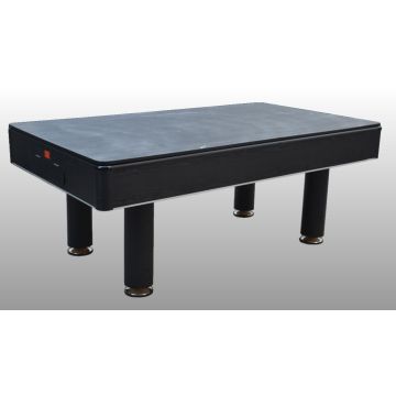 Biliardo FENICE NERO trasformabile in tavolo da pranzo e ping pong