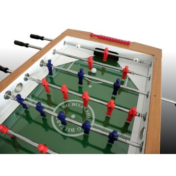 Calcio Balilla BERNABEU - aste rientranti - vetro temperato