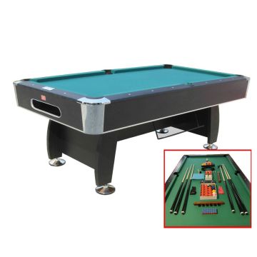 Biliardo BLACK NORMAN DE LUXE + Accessori Snooker full optional