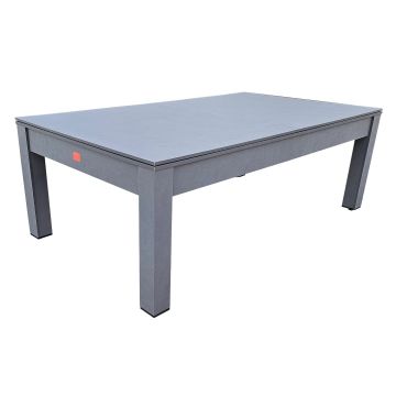 Biliardo GIUNONE GRIGIO (226 cm) trasformabile in tavolo e ping pong