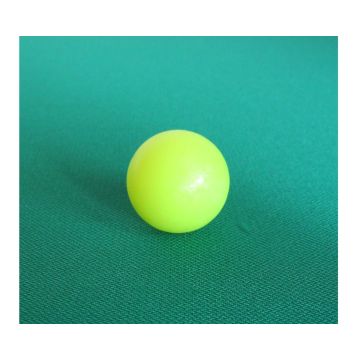 Pallina di colore giallo per calcio balilla