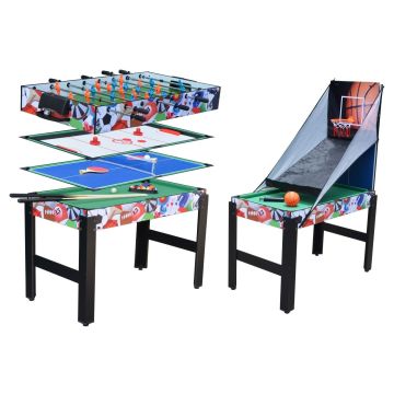 Tavolo multigioco SUMMIT 5 in 1 - aste telescopiche