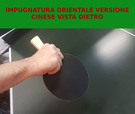 Impugnatura alla orientale versione cinese